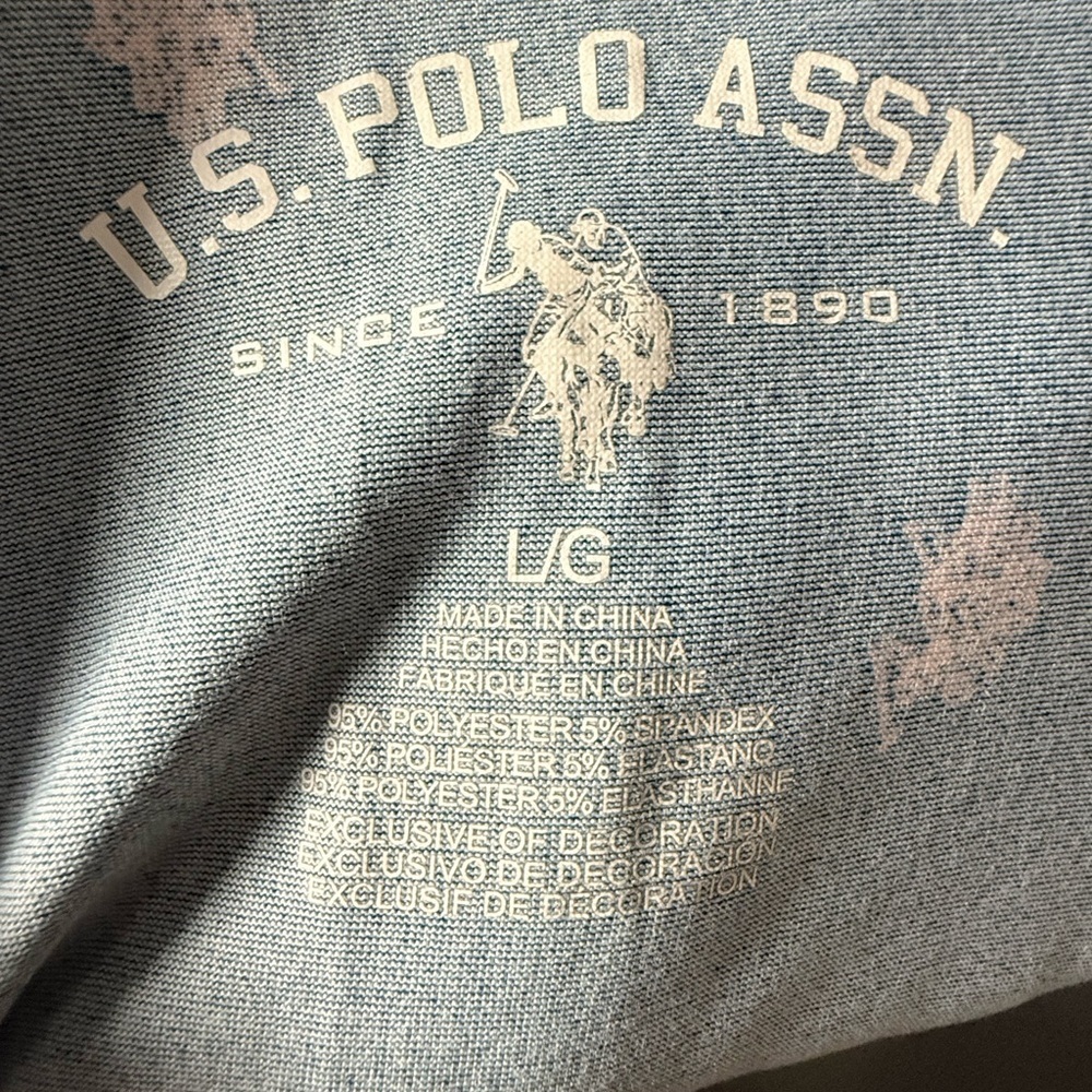 U.S.Polo Assn 2 Pc Summer Pajama Set Womens Sz L - Picture 5 of 8